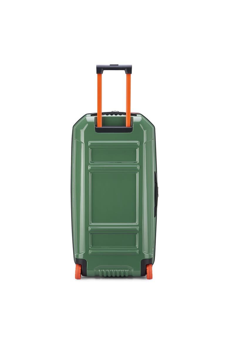 JH003B Checked-Large 30 Inch Hardside Expandable Luggage with Two Wheels, Alternate, color, Elm Green