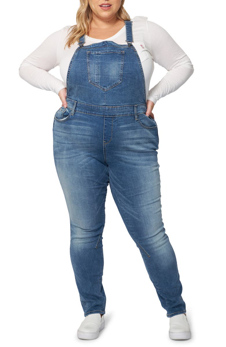SLINK Jeans Denim Overalls, Main, color, 