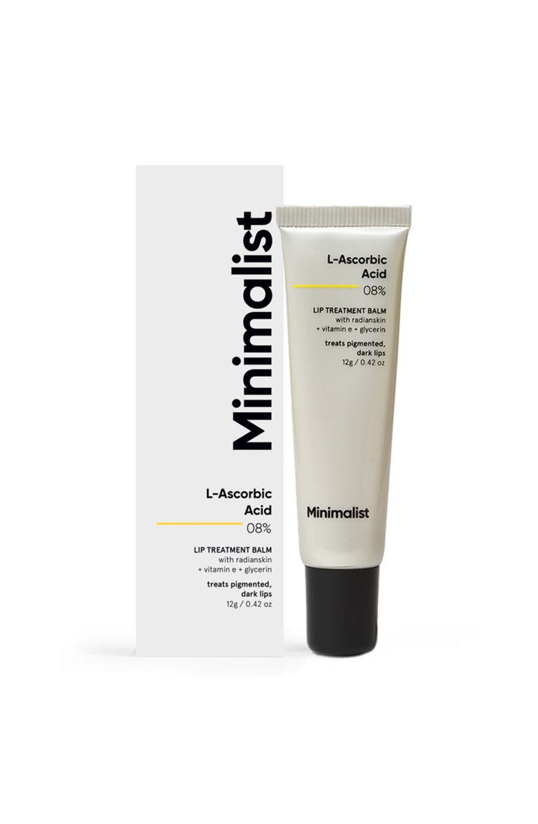 Minimalist L-Ascorbic Acid 08% Lip Treatment Balm, Main, color, 