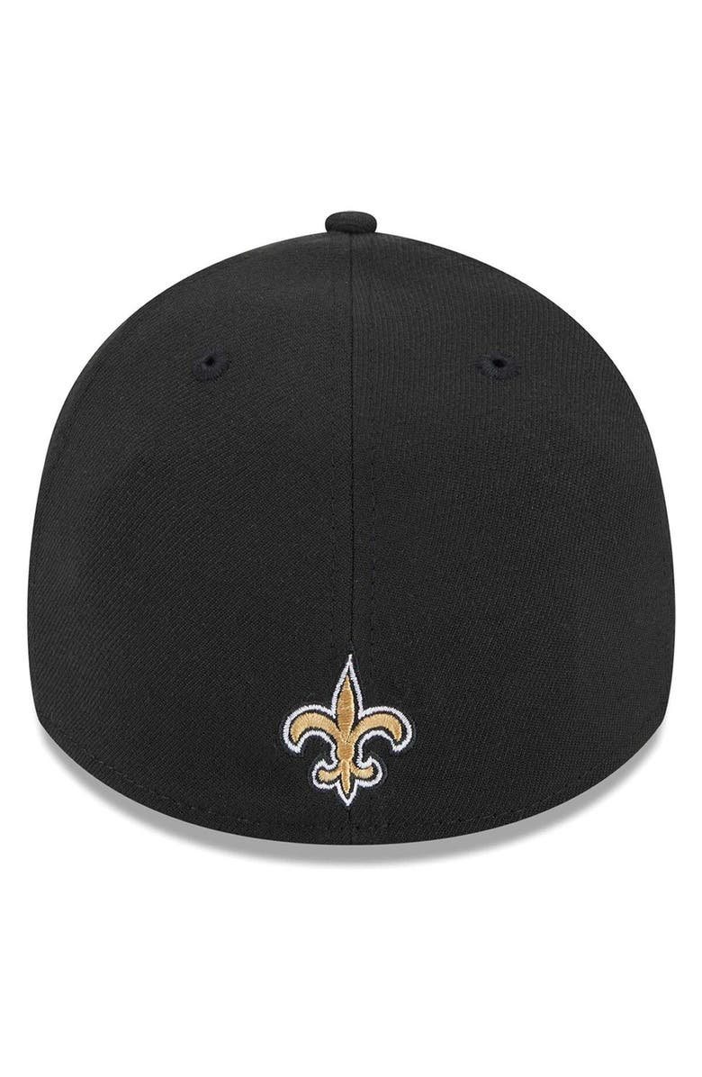 New Era Men's New Era Black New Orleans Saints City Originals 39THIRTY Flex Hat, Alternate, color, 