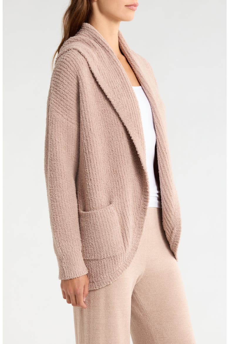 CozyChic® Ribbed Shawl Collar Cardigan, Alternate, color, WILLOW