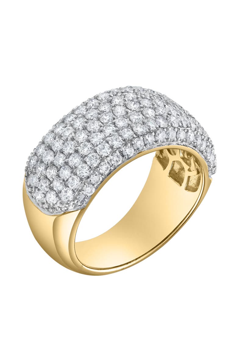Majeste 2.00 Ct Natural Diamond 10K Gold Ring, Alternate, color, 10K Yellow Gold
