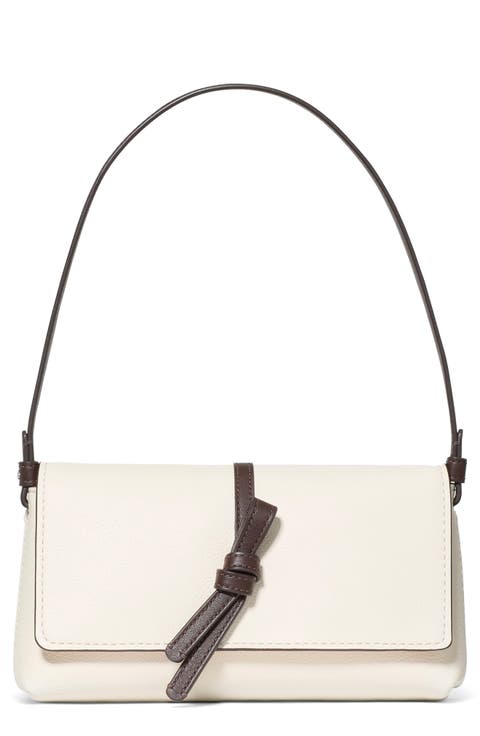 Loop Colorblocked Pebbled Leather Shoulder Bag