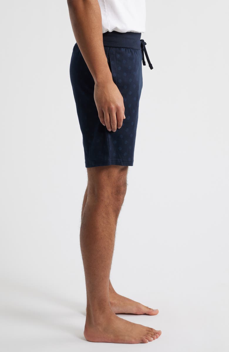 BOSS Relax Cotton Pajama Shorts, Alternate, color, Dark Blue