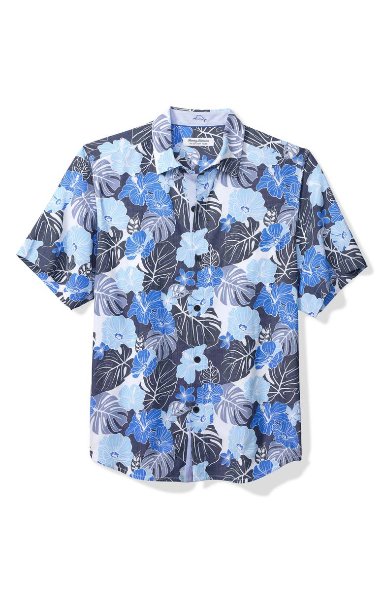 Tommy Bahama Coastal Cool Azul Escape IslandZone<sup>®</sup> Short Sleeve Button-Up Shirt, Main, color, 