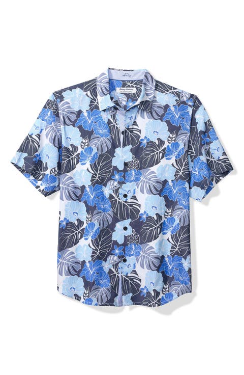 Coastal Cool Azul Escape IslandZone® Short Sleeve Button-Up Shirt
