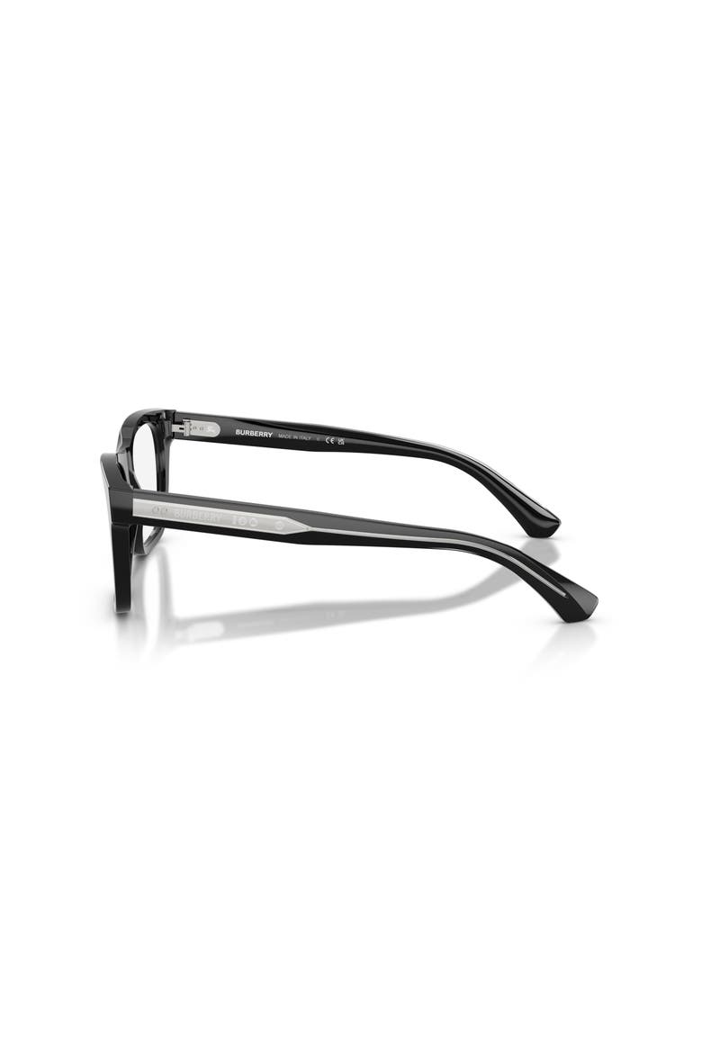 50mm Square optical glasses, Alternate, color, Black