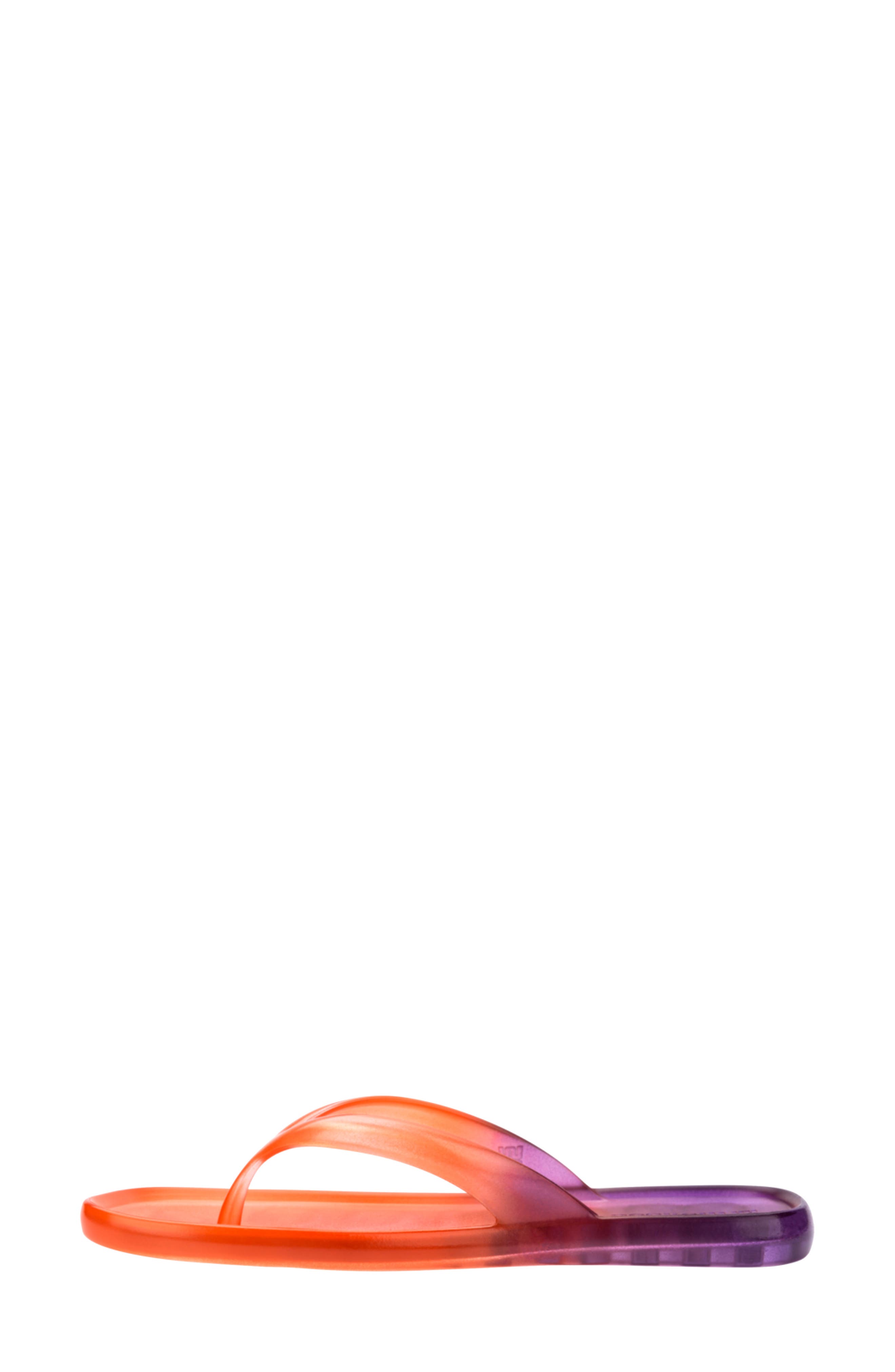 Ombré Flip Flop, Alternate, color, ORANGE/PURPLE
