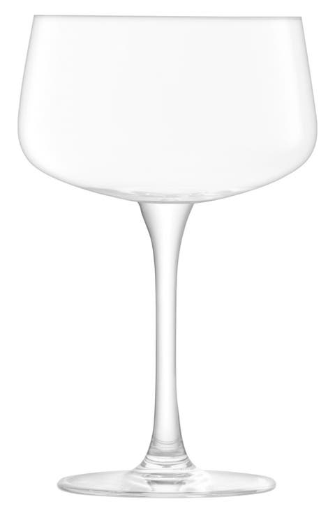 Arc Set of 4 Saucer Cocktail Glasses