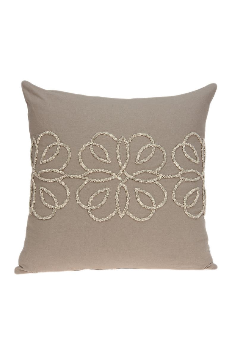 PARKLAND COLLECTION Sutra Transitional Pillow - 20" x 20" - Tan, Main, color, Tan