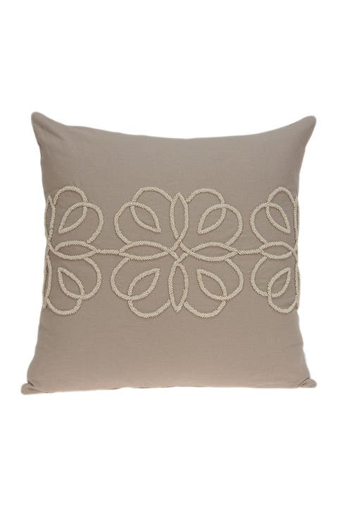 Sutra Transitional Pillow - 20" x 20" - Tan