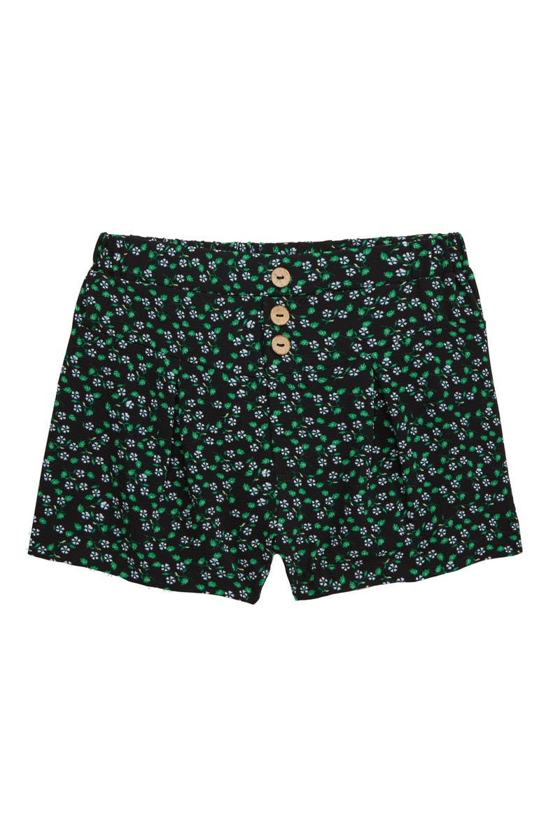 Good Luck Girl Ditsy Floral Woven Shorts, Main, color, 