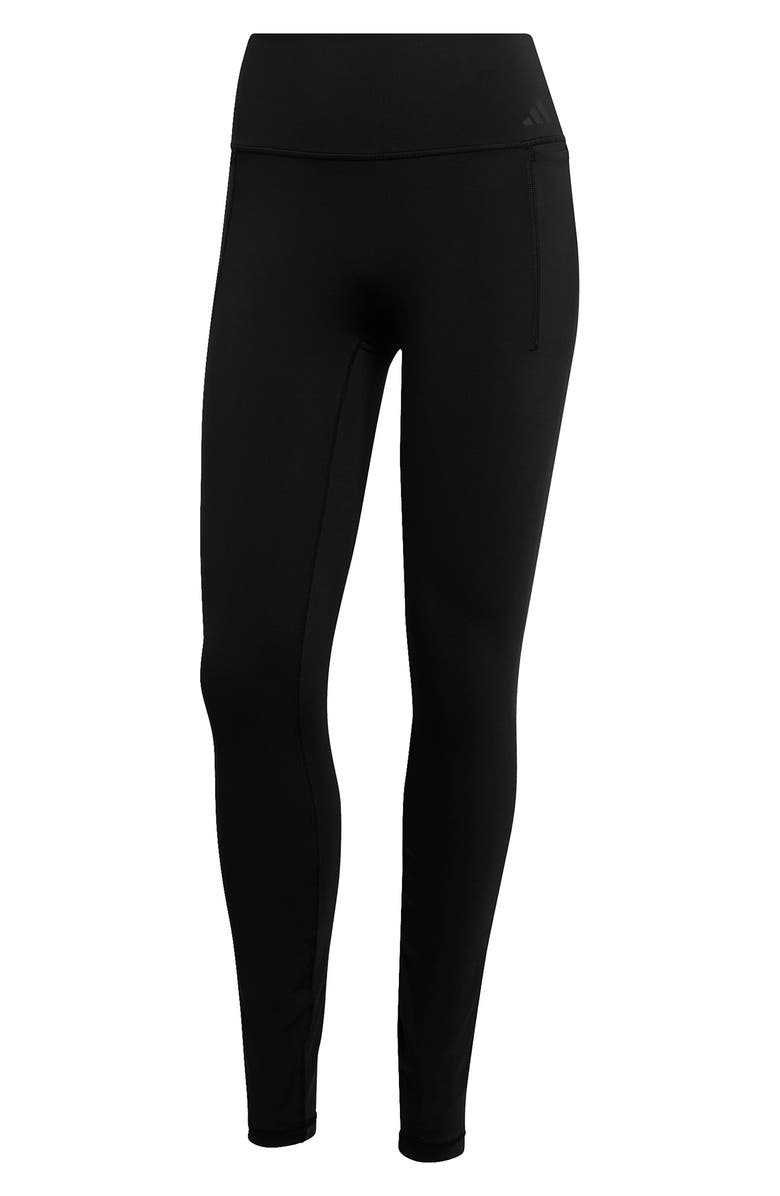 adidas Optime Workout Full Length Leggings, Alternate, color, Black