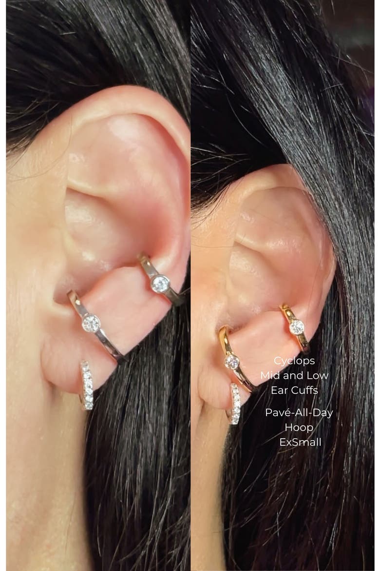 Cyclops Ear Cuff, Alternate, color, Silver