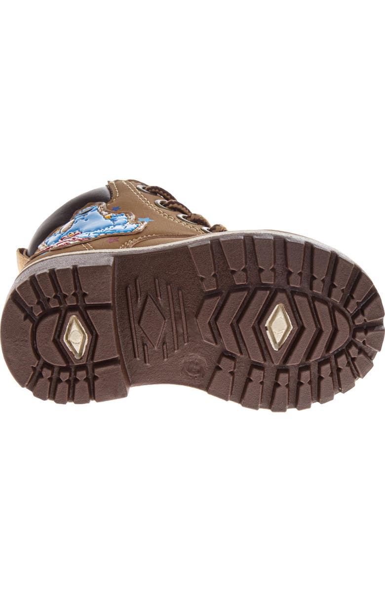 Sesame Street<sup>®</sup> Sesame Street Elmo and Cookie Monster Toddler' Lace Up Boots., Alternate, color, Wheat