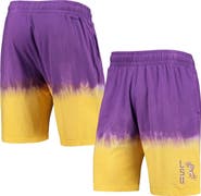 Mitchell & Ness Men's Mitchell & Ness Purple/Gold LSU Tigers Tie-Dye Shorts