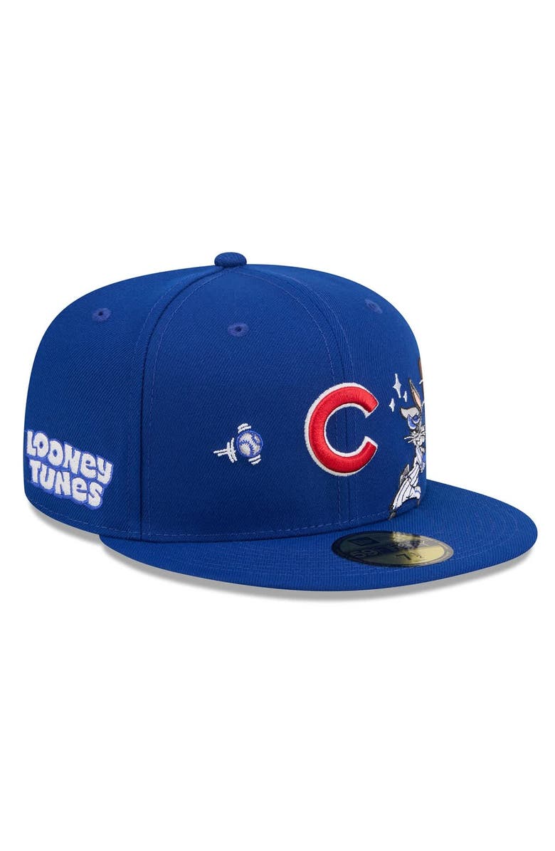 New Era Men's New Era Royal Chicago Cubs Looney Tunes Bugs Bunny 59FIFTY Fitted Hat, Main, color, Royal