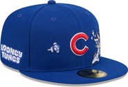 New Era Men's New Era Royal Chicago Cubs Looney Tunes Bugs Bunny 59FIFTY Fitted Hat