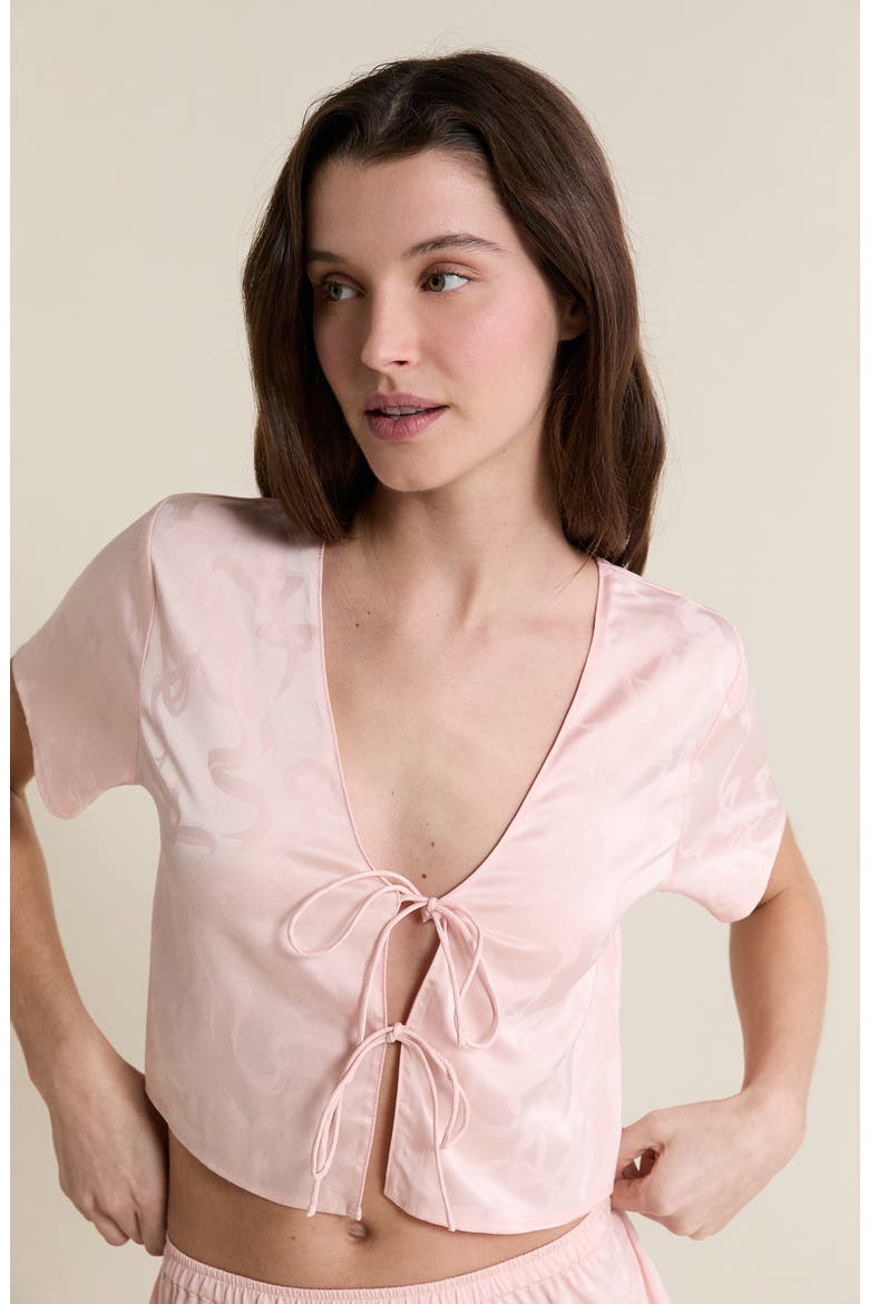 Spiree Pajama Top, Alternate, color, IMP FOND ROSE