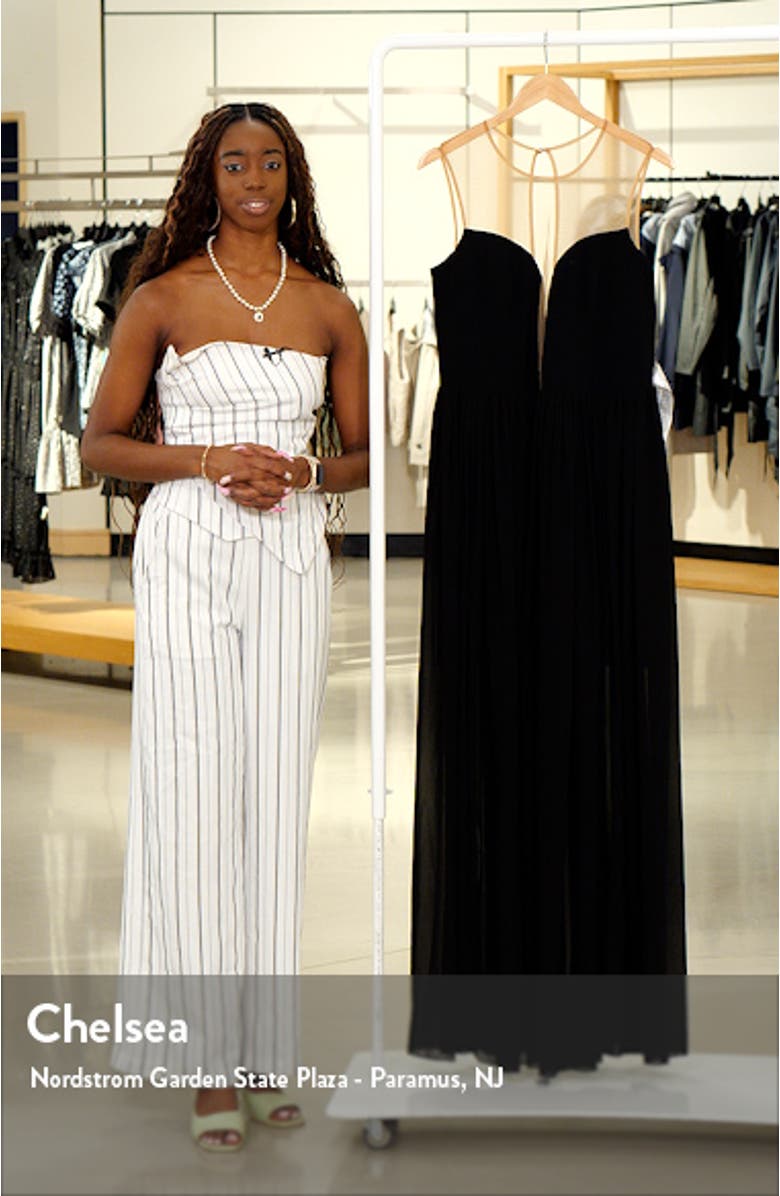 Eleanor Illusion Neck Gown, sales video thumbnail