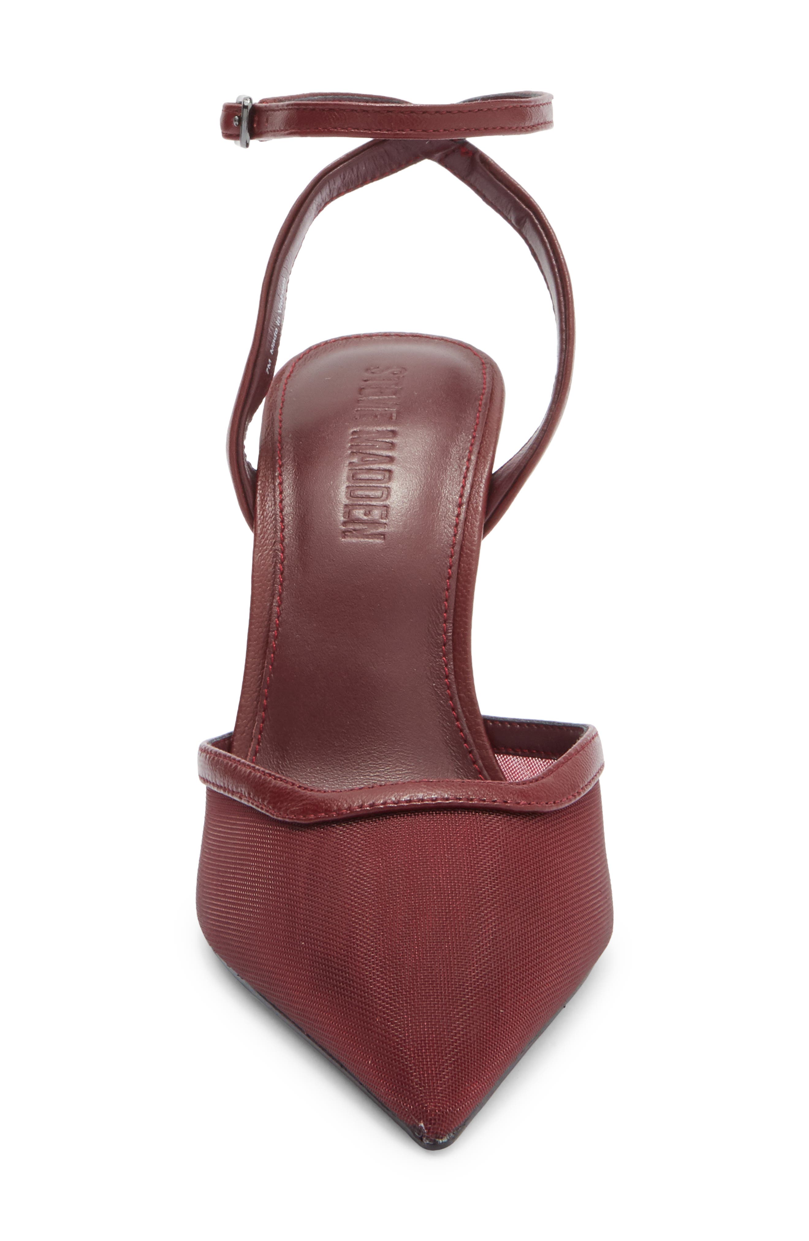 Steve Madden Alliance Pointed Toe Pump, Alternate, color, Burgundy