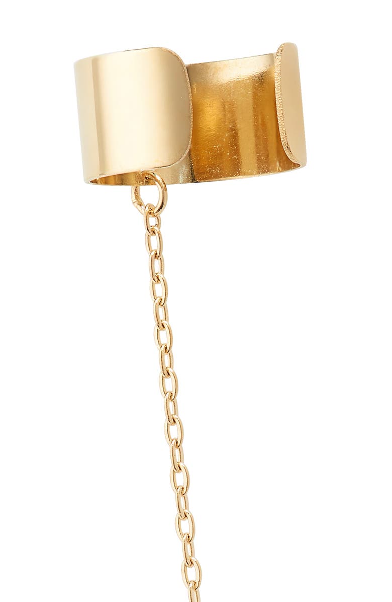 Bony Levy Mykonos 14K Gold Ear Cuff & Stud, Alternate, color,