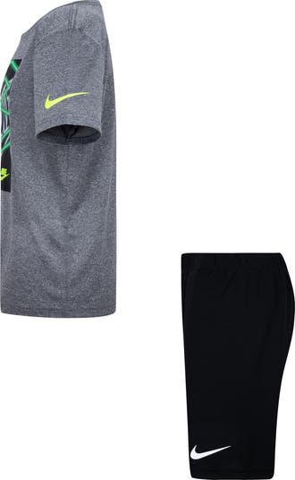 Kids' Three x Three Dri-FIT Tee & Shorts Set