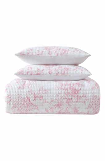 Laura Ashley Delphine Waffle Knit Comforter Set