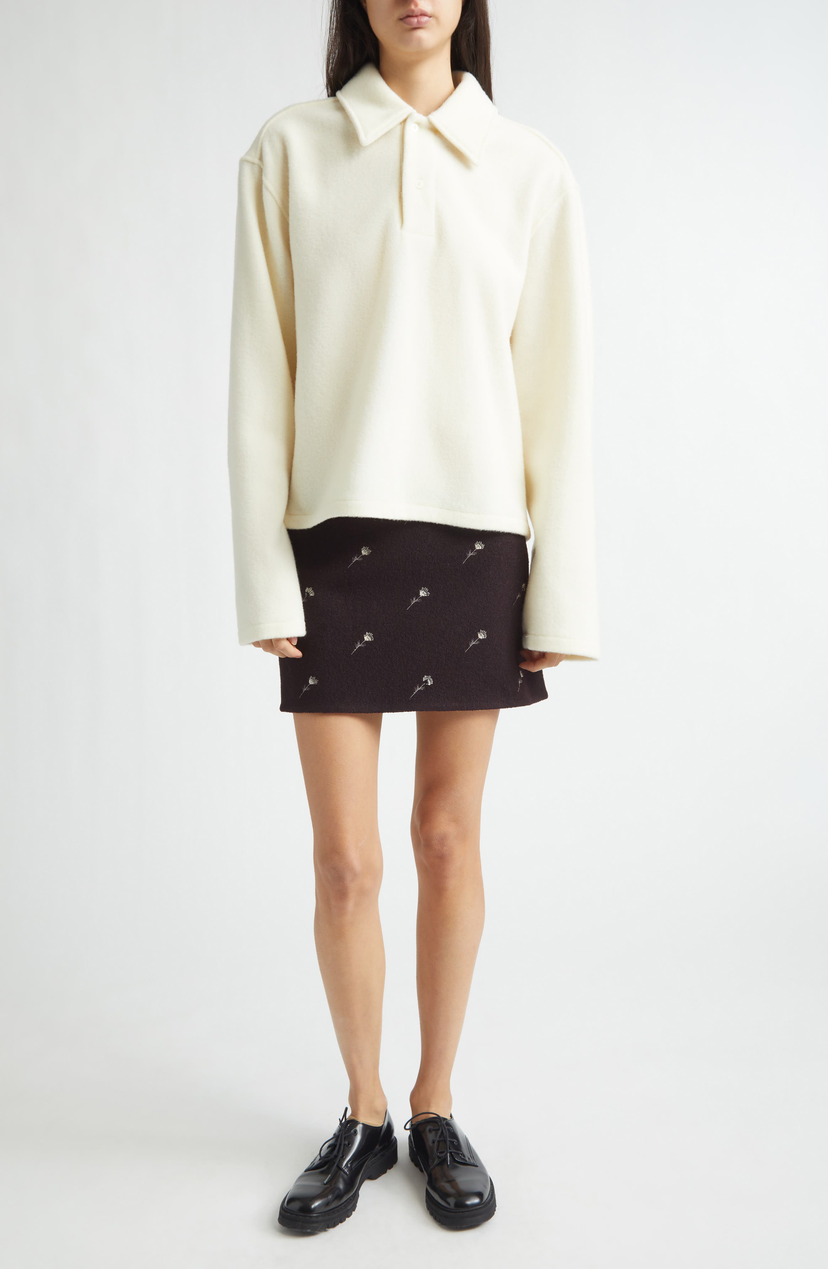 Wool Fleece Polo - image 2