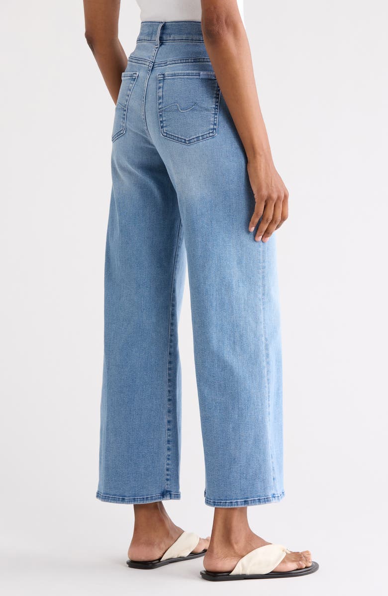 7 For All Mankind Lotta Ankle Wide Leg Jeans, Alternate, color, Augusta