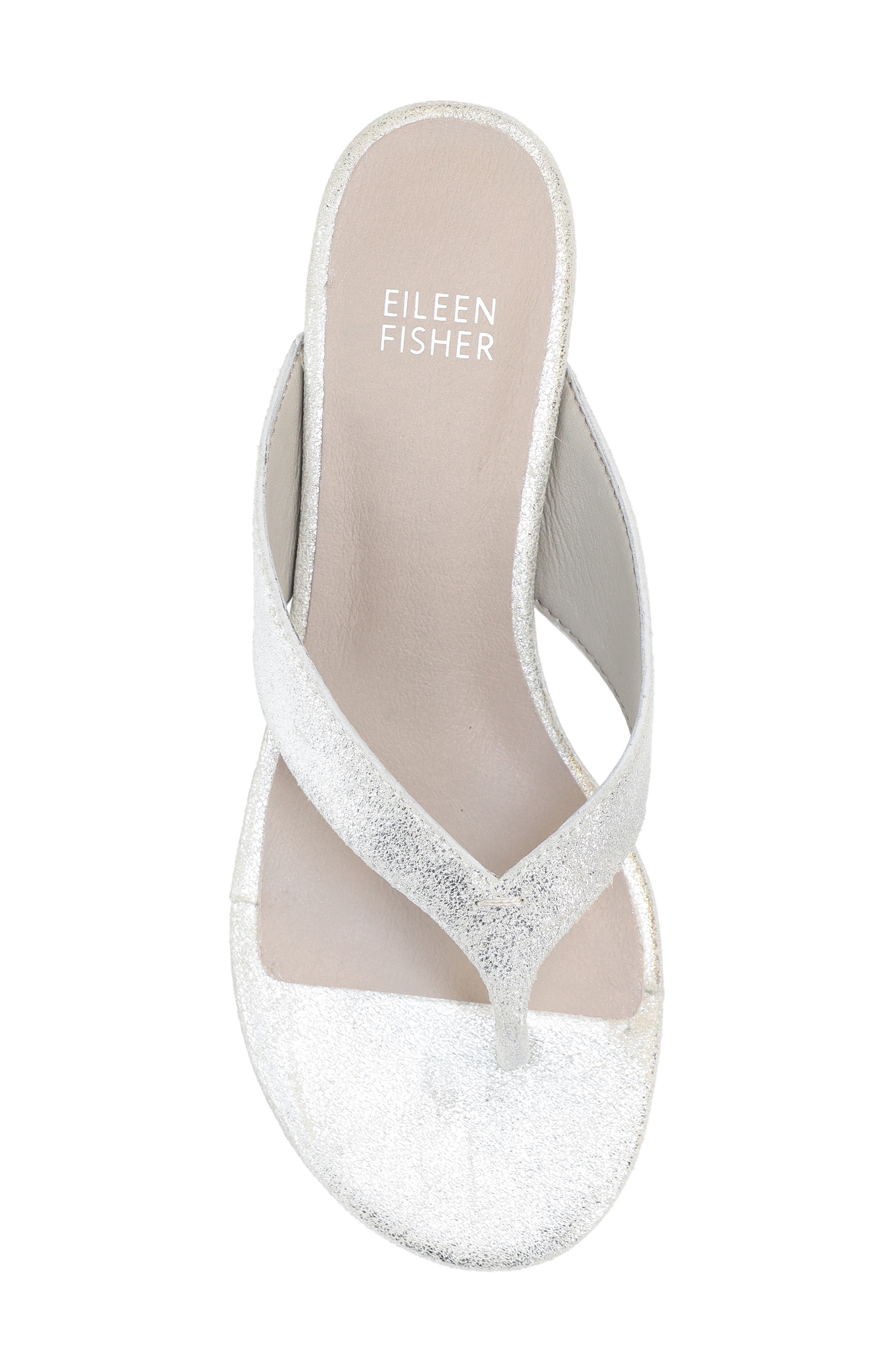 Eileen Fisher Erika Sandal, Alternate, color, Silver