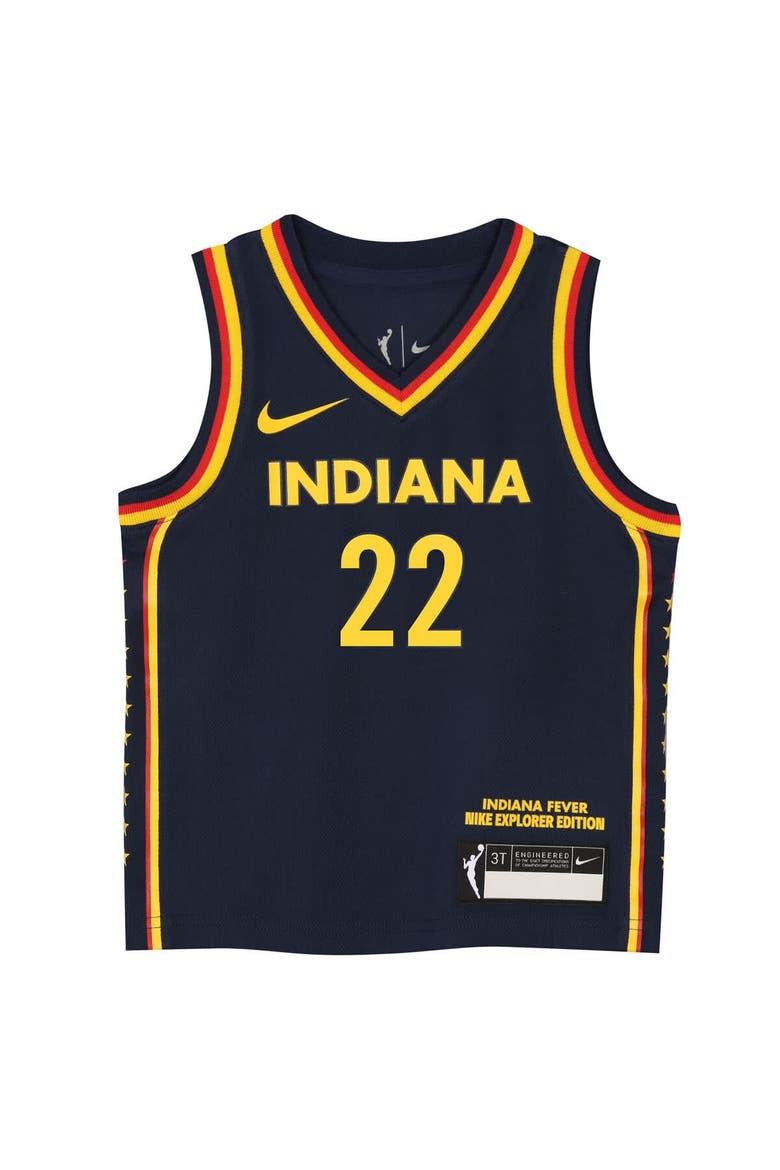 Toddler Nike Caitlin Clark Navy Indiana Fever Explorer Edition Victory Jersey, Alternate, color, Navy