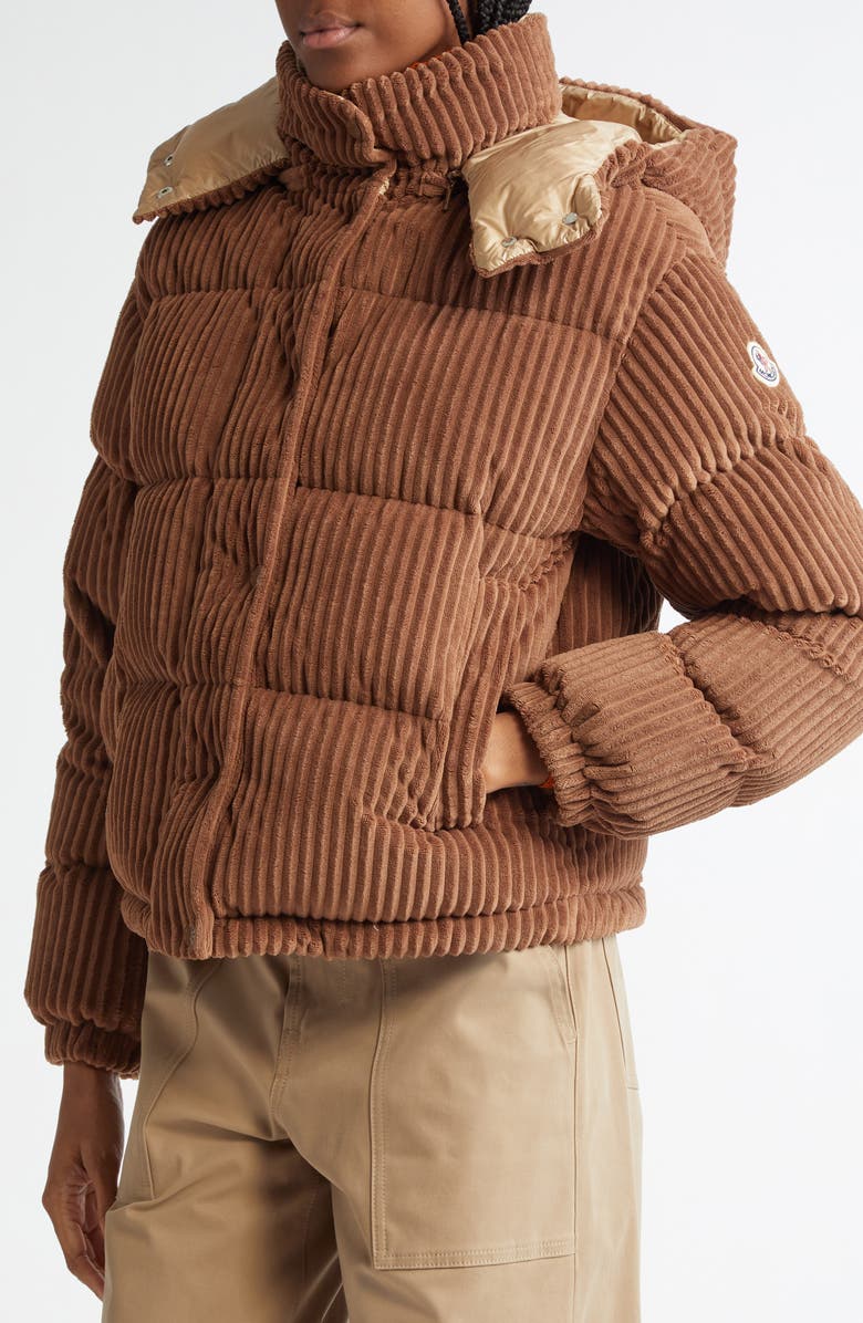 Moncler Daos Corduroy Down Jacket, Alternate, color, 