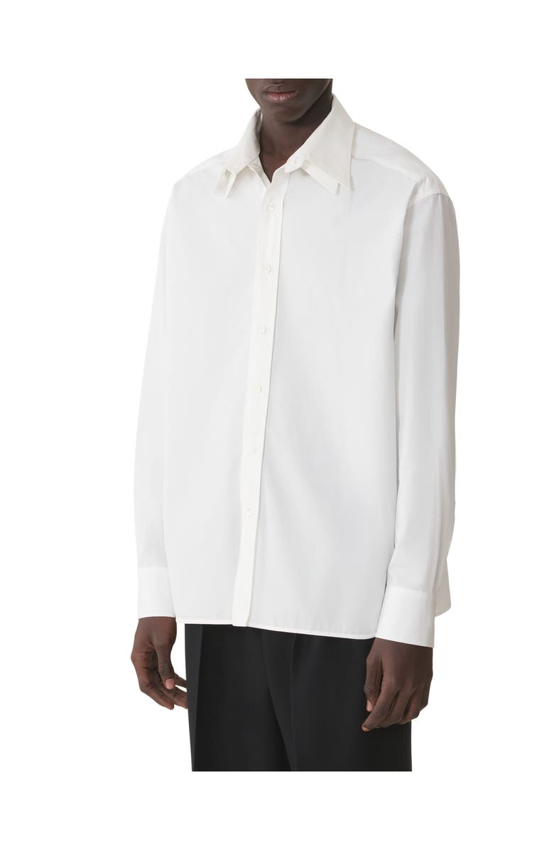 Lanvin Oversized Cotton Poplin Shirt, Alternate, color, 