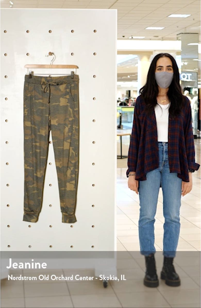 Lovin Camo Print Joggers, sales video thumbnail