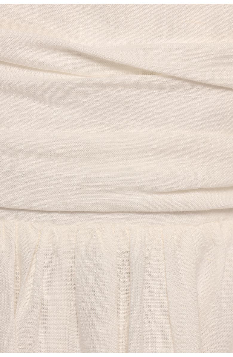 Petal & Pup Katy Strapless Linen Blend Minidress, Alternate, color,