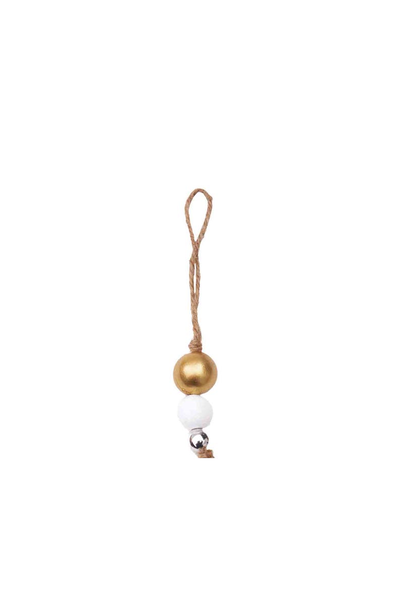 Embellished Noel Christmas Tree Ornament, Alternate, color, Off-White
