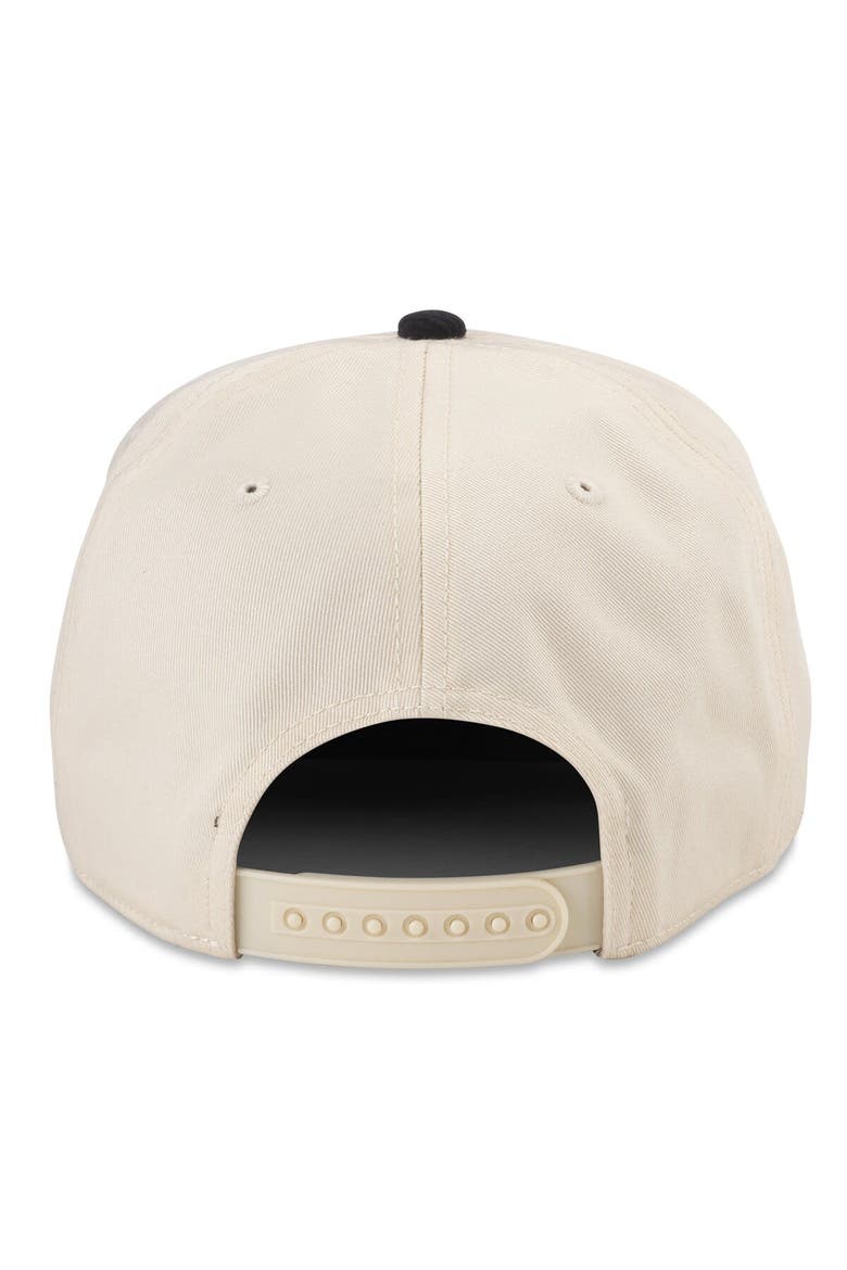 Men's American Needle White/Black Boston Bruins Burnett Adjustable Hat, Alternate, color, White