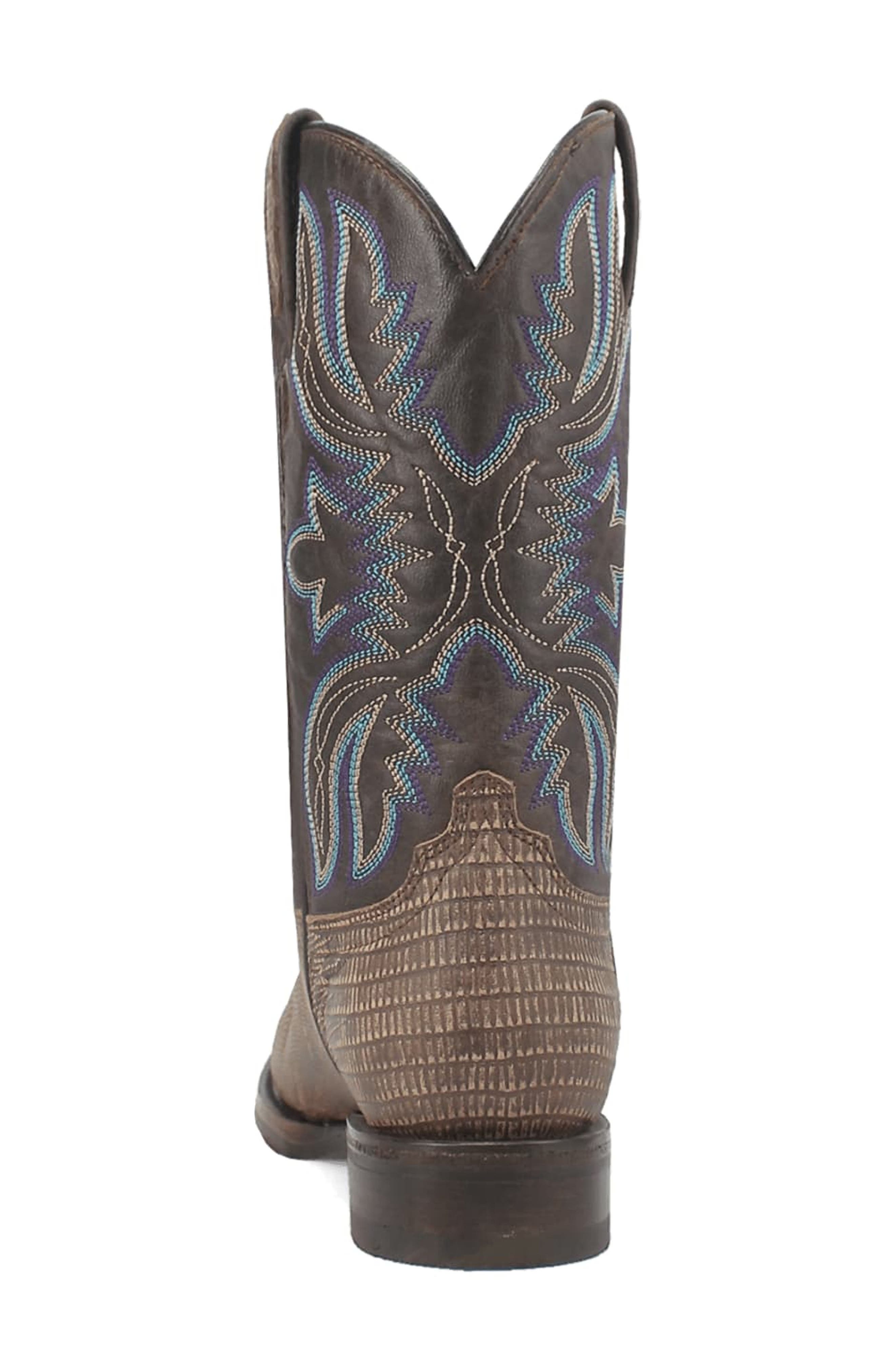 Dingo Saw Buck Western Boot, Alternate, color, Cement
