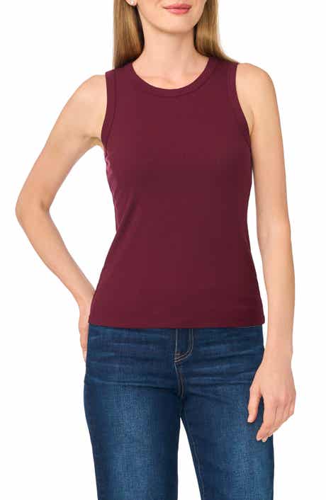 Fitted Ribbed Tank Top