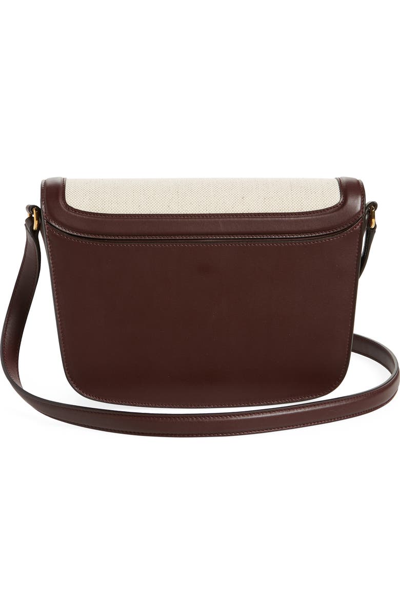 FERRAGAMO Trapezio Canvas & Leather Crossbody Bag, Alternate, color,