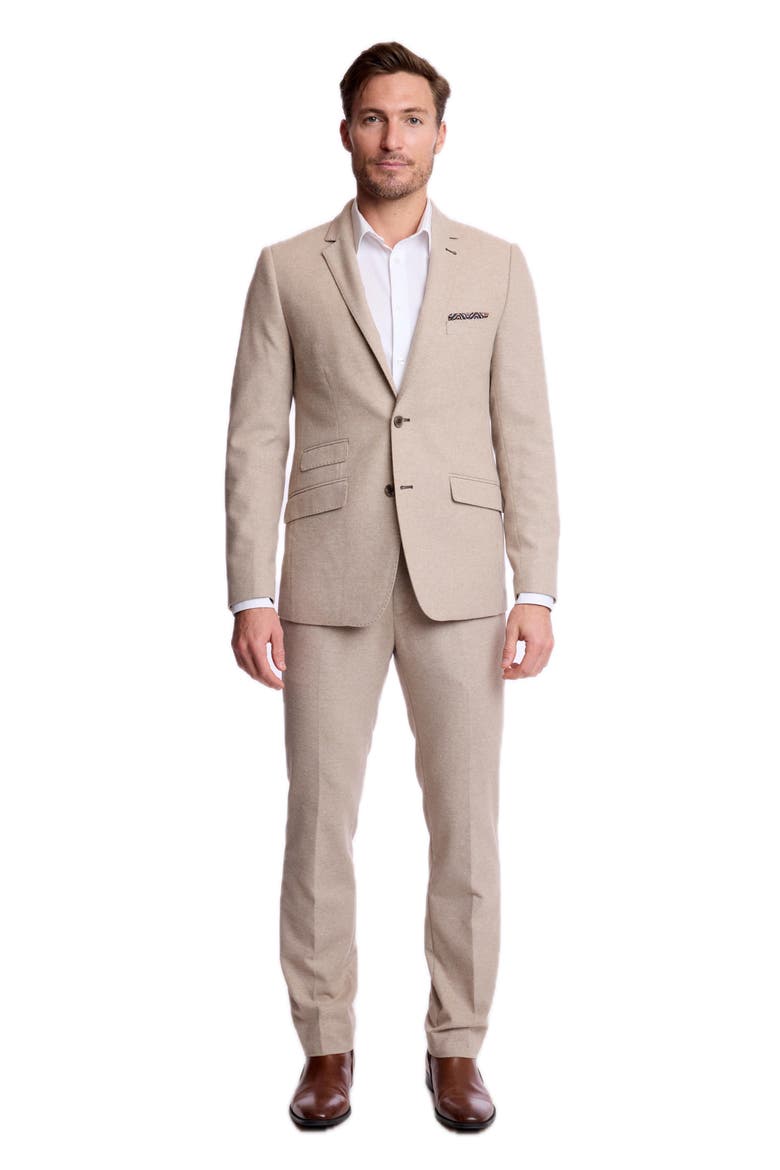 Dover Slim Fit Notch Lapel Suit Jacket, Alternate, color, LATTE