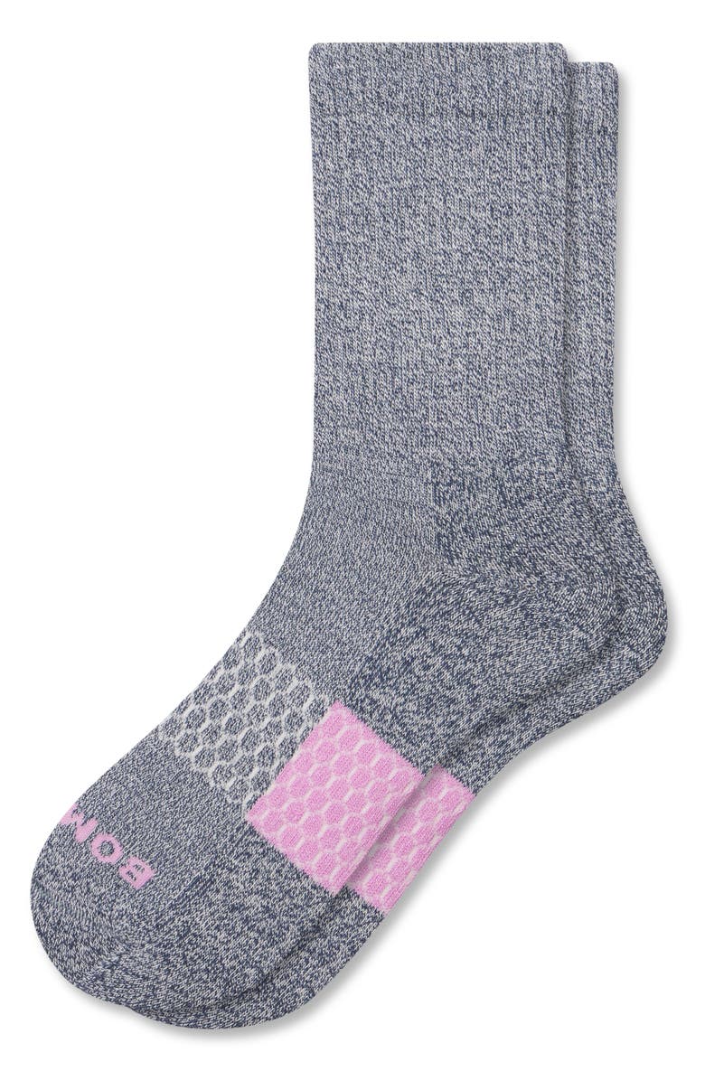 Bombas Marl Colorblock Crew Socks, Alternate, color, 