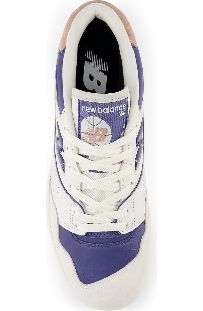 New Balance 550 Basketball Sneaker, Alternate, color, Sea Salt/ Reflection