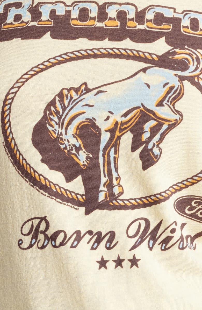 Junk Food Bronco Born Wild Graphic T-Shirt, Alternate, color, 