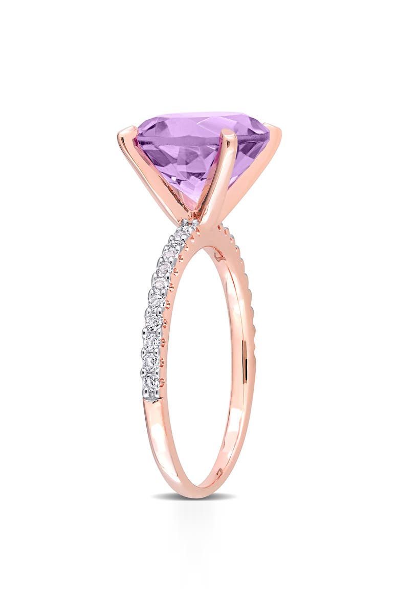 DELMAR Amethyst & White Topaz Ring, Alternate, color, 
