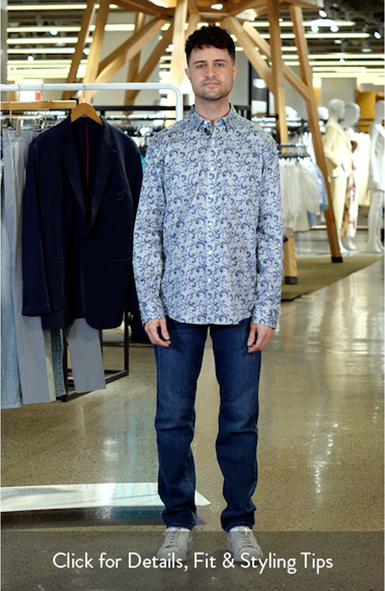 Check Paisley Button-Up Shirt, sales video thumbnail