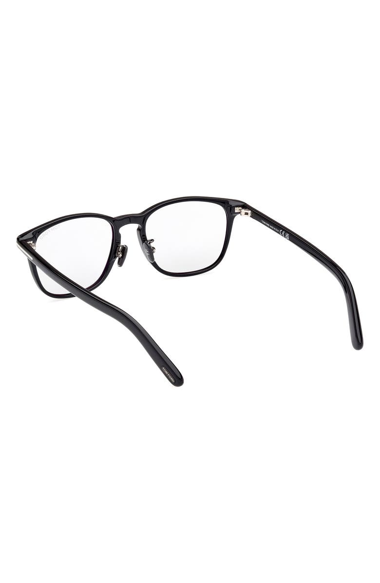 TOM FORD 52mm Round Optical Glasses, Alternate, color,