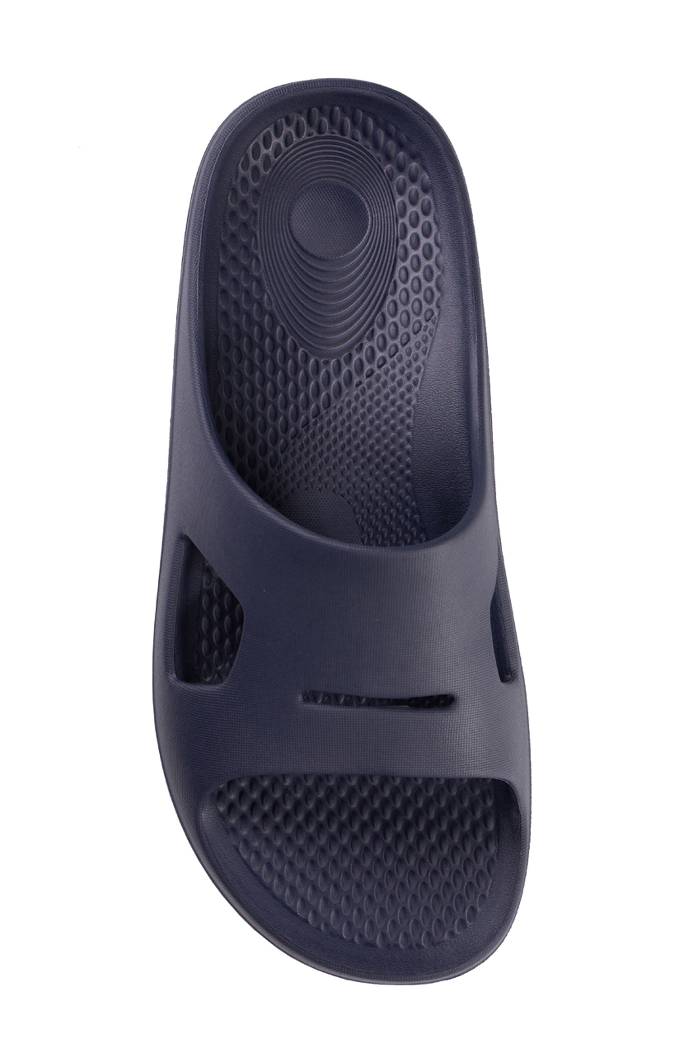 Fusion Strive Slide Sandal, Alternate, color, NAVY