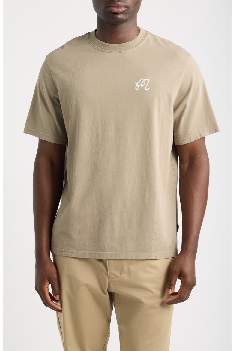 Bermuda Palms Graphic Cotton T-Shirt, Main, color, TAUPE